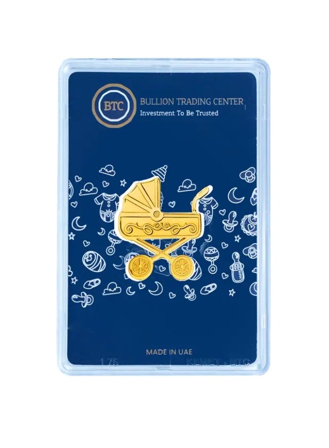 BTC 5g Baby stroller Gold Gift Bar - Image 1