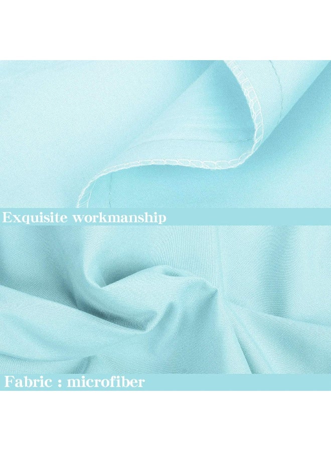 إن تي باي NTBay 1800 Thread 100 ٪ حالات وسادة Microfiber King Microfiber مصممة من 2 Super Super و Dozy التجاعيد المقاومة للبقع مع إغلاق الظرف 20x36 وسادة 20x36 بوصة - Image 3