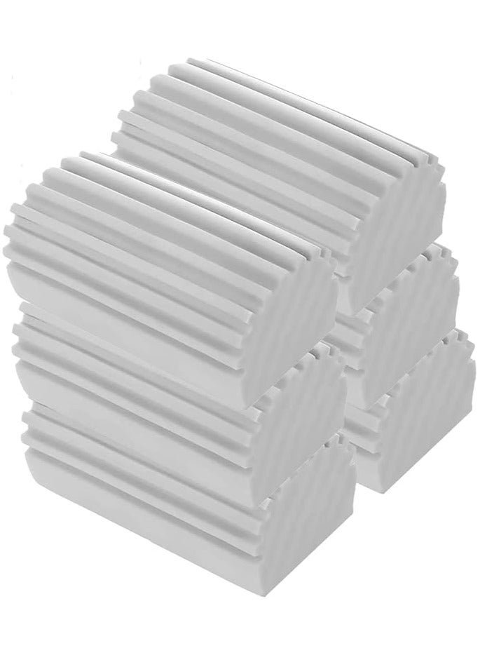 general 6Pcs Damp Duster Clean Sponge,Wet Scrub Dust Cleaning PVA Sponge for Vent Glass Baseboard,Cleaner Duster Sponge Tool Cloth Pack Towel,Squishy Multifunctional Reusable Dust Collects - Image 1