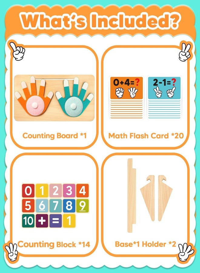 Gagule Montessori Educational Learning Toys for 3 4 5 Year Old Boys Girls Birthday Gifts, Toddler Preschool Learning Activities, Number Counting Blocks Toys for Kids, Math Manipulatives Counting Toy for 3-5 - Image 3