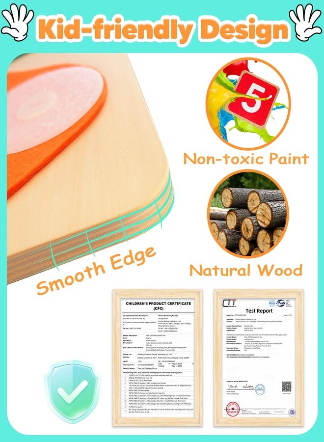 Gagule Montessori Educational Learning Toys for 3 4 5 Year Old Boys Girls Birthday Gifts, Toddler Preschool Learning Activities, Number Counting Blocks Toys for Kids, Math Manipulatives Counting Toy for 3-5 - Image 5