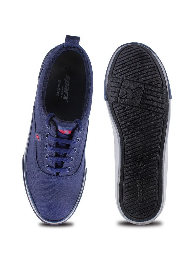 SPARX Mens SM 732 | Stylish, Comfortable | Blue Sneaker - 7 UK (SM 732) - Image 2