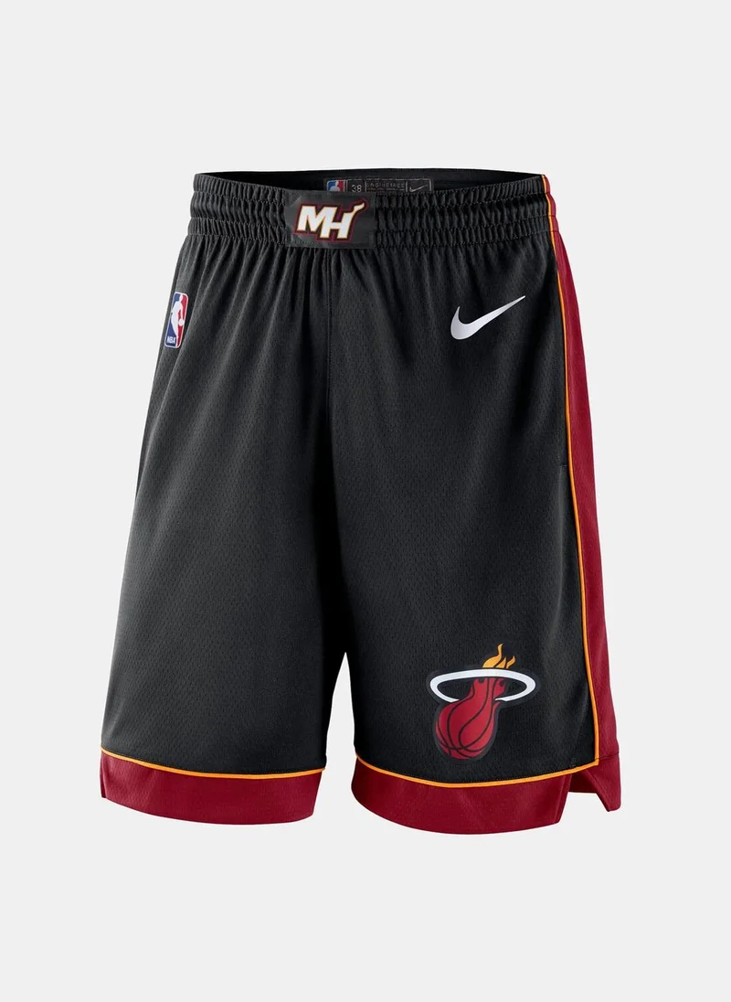Nike Men's NBA Miami Heat Icon Edition Swimgman Basketball Shorts