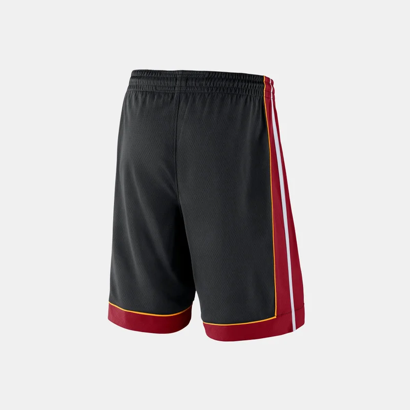 Nike Black Men's NBA Miami Heat Icon Edition Swimgman Basketball Shorts for Men | Best Price UAE