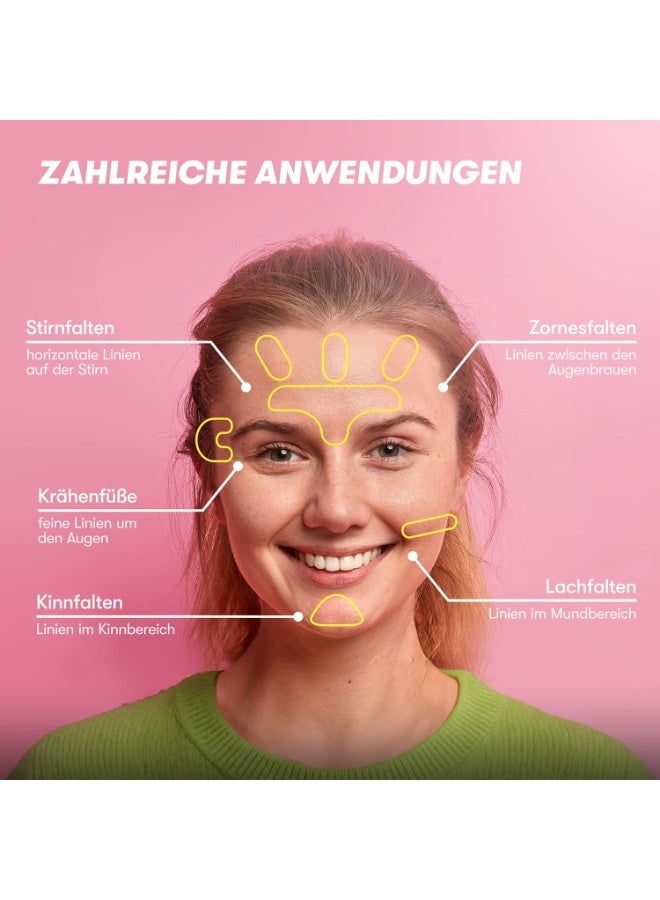 Kintex FaceTape - Pre-Cut Tape for Face Areas such as Forehead, Chin and Cheeks, Skin Friendly & No Active Ingredients - Image 2