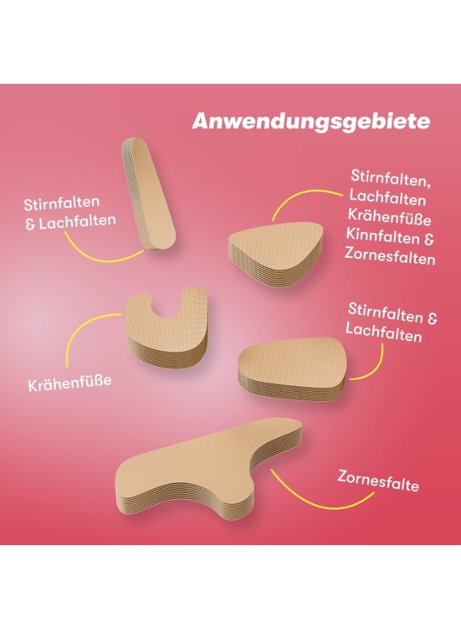 Kintex FaceTape - Pre-Cut Tape for Face Areas such as Forehead, Chin and Cheeks, Skin Friendly & No Active Ingredients - Image 5