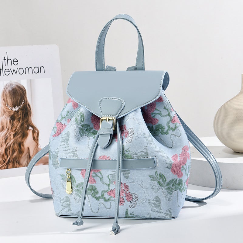 New Backpack Printed Large Capacity Bag Women'S Fashion Handbag High-End All-Match Commuter Tote Bag - Image 4