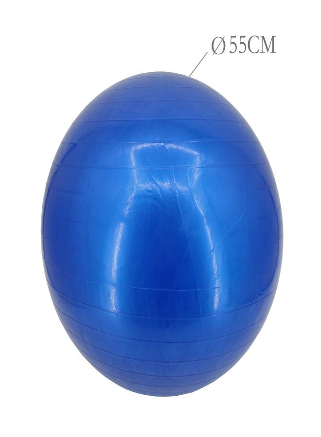 FixtureDisplays 55Cm 22" Exercise Ball, Yoga Ball, Fitness Stability Ball, Balance Ball, Gym Ball, Theraball, Comes with Bonus Pump Latex Free Anit-Burst Product Weight Without Air 1 1/4 Pounds 15406-NPF - Image 4