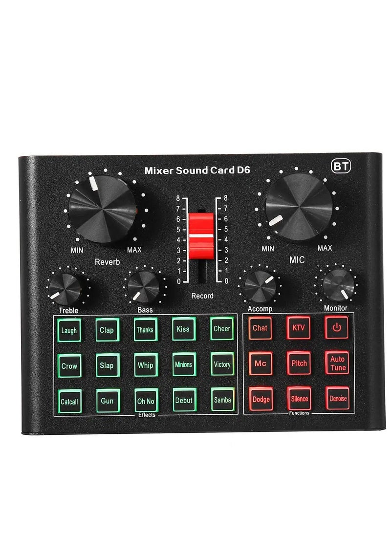 D6 Sound Card With bm800 Mic - Image 4