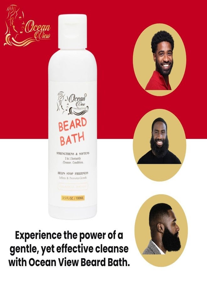 OCEAN VIEW DEEP WAVES POMADE Ocean View Deep Waves Beard Bath, Strengthens & Softens, 3.5 fl oz - Image 3