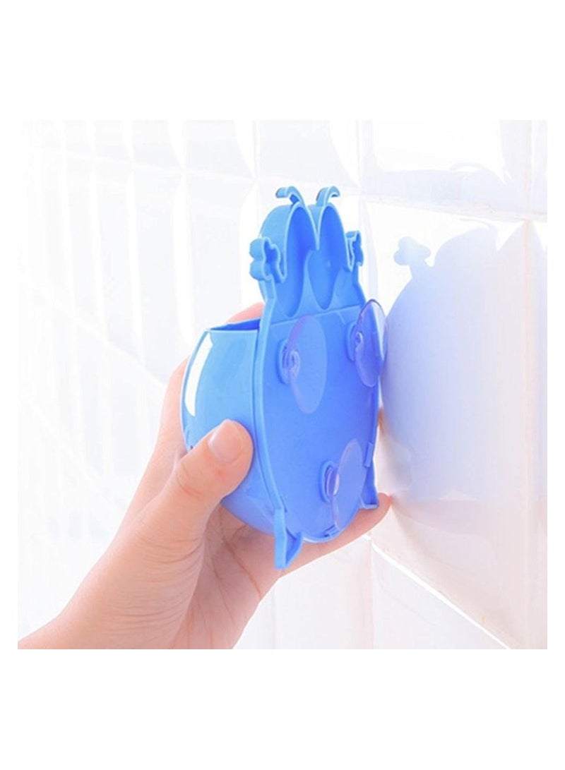 AUGENLI AUGEN Toothbrush Holder Toiletries Toothpaste Holder Bathroom Sets Suction Hooks Tooth Brush Container  - Image 3