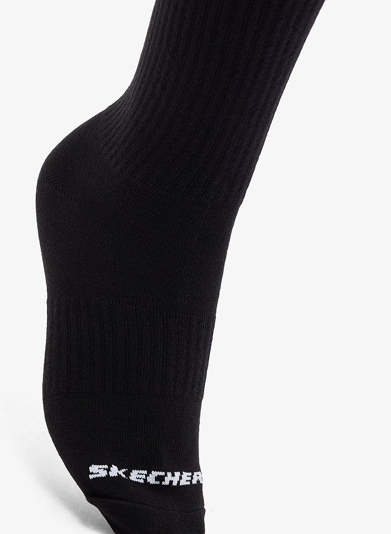 SKECHERS 3 Pack Non-Terry Crew Socks - Image 5