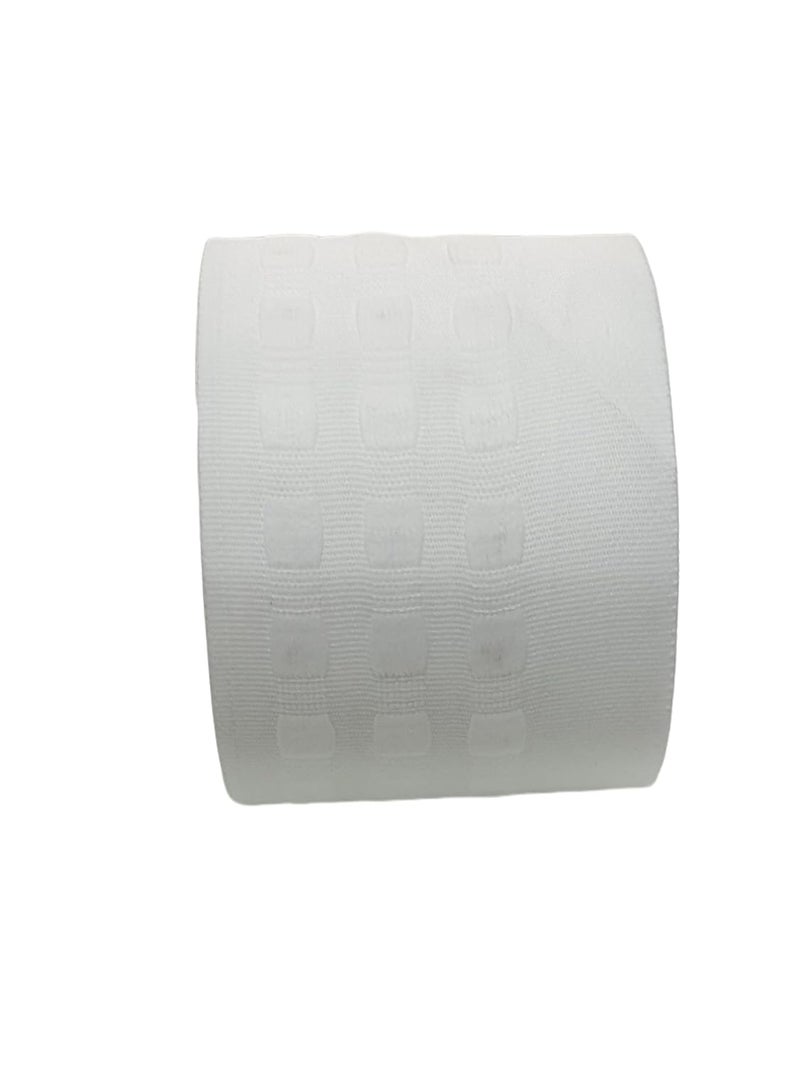 SHUTTLE | Curtain Tape Pleated Tape Heavy 4 inch White for Hook Type Curtains for Wndows and Doors Pencil Pleate (10 Curtains (12m))