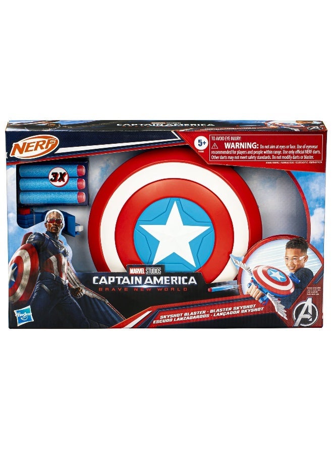 Marvel Captain America: Brave New World NERF Skyshot Blaster Playset - Image 2