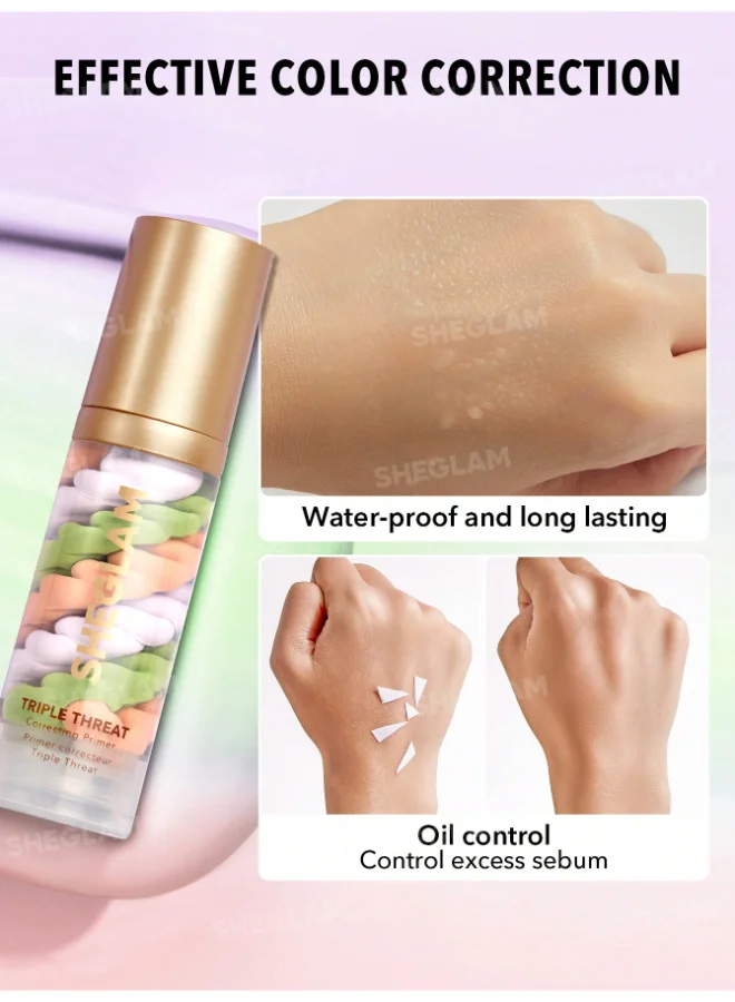 Sheglam Clear Triple Threat Correcting Primer for Women | Best Price UAE
