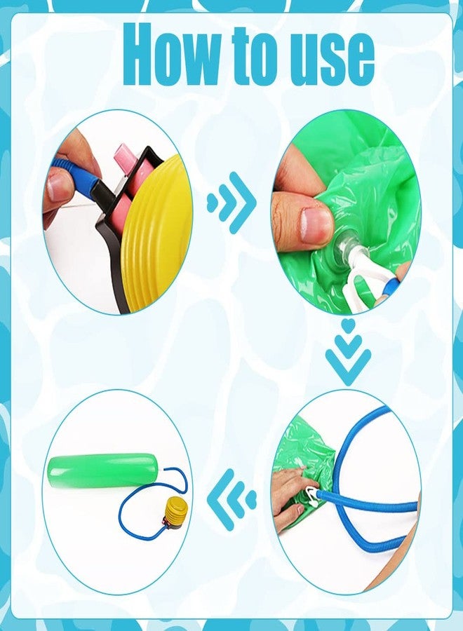 ZUYYON 4 Pcs Pool Inflatable Sticks 41.3 Inch Inflatable Pool Noodles Colorful PVC Outdoor Water Games Toy Pool Float Stick Noodles for Swimming Pools Adults Beach Lake Party - Image 3