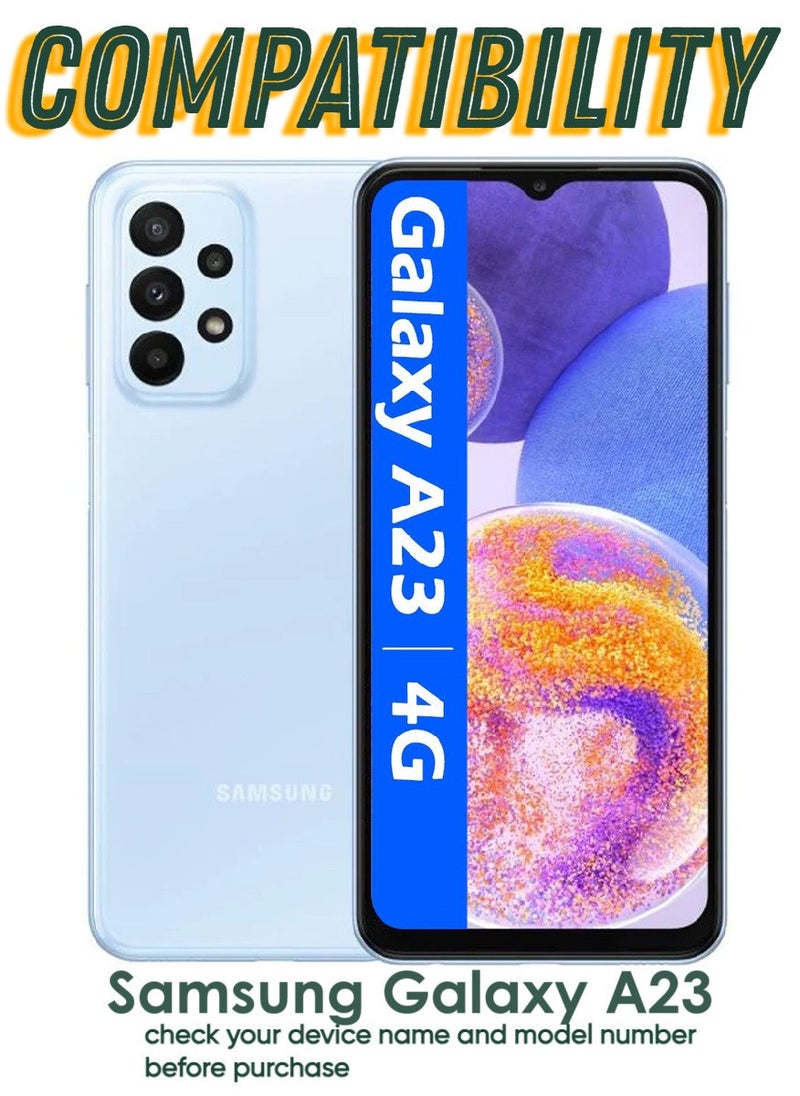ACLIX 5 Pieces Antistatic ESD Dustproof Premium Quality High Definition Tempered Glass Screen Protector Designed For Samsung Galaxy A23 - Image 3