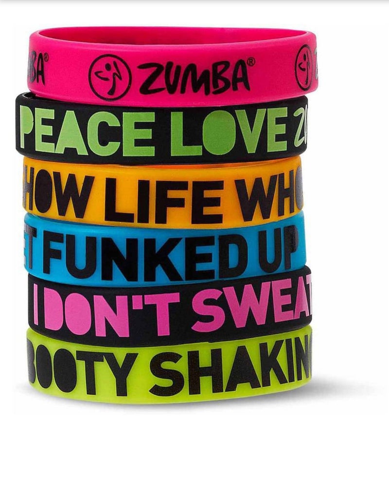 Zumba A0A00524 Express Yourself Bracelets 6PK - Image 3