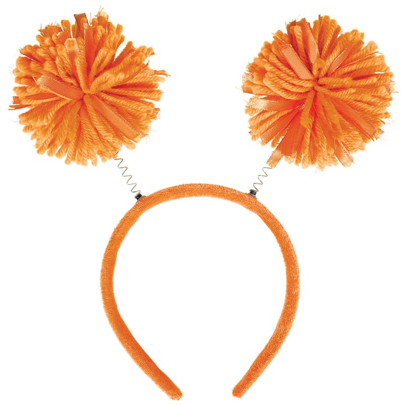 Amscan Pom Yarn Spings Head Bopper 9 x 4 12 Orange