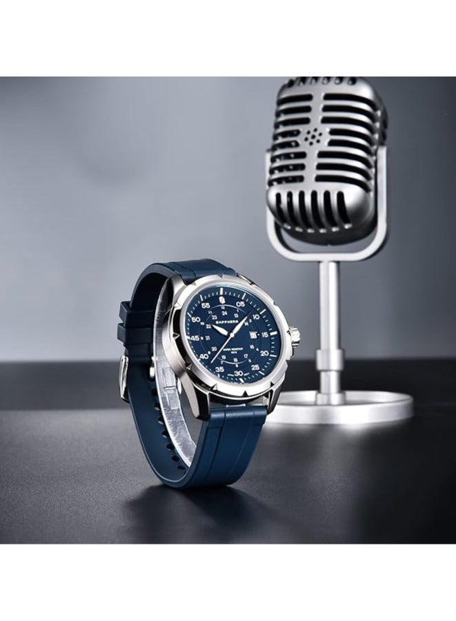 Sapphero ساعات رجاليه  كوارتز ضد الماء - Image 5