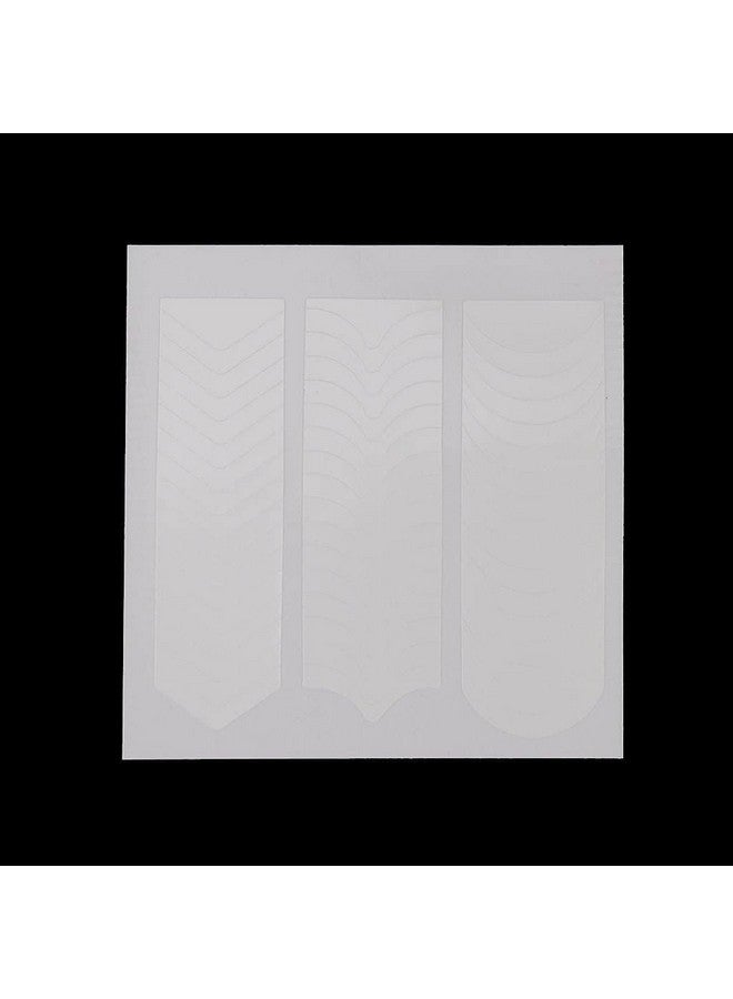 Ruby Face RUBYFACE French Manicure Nail Stickers Strips, Self Adhesive Nail Sticker Tips for Manicure Decoration for Women Girls (Pack of 10 Sheets) - Image 5