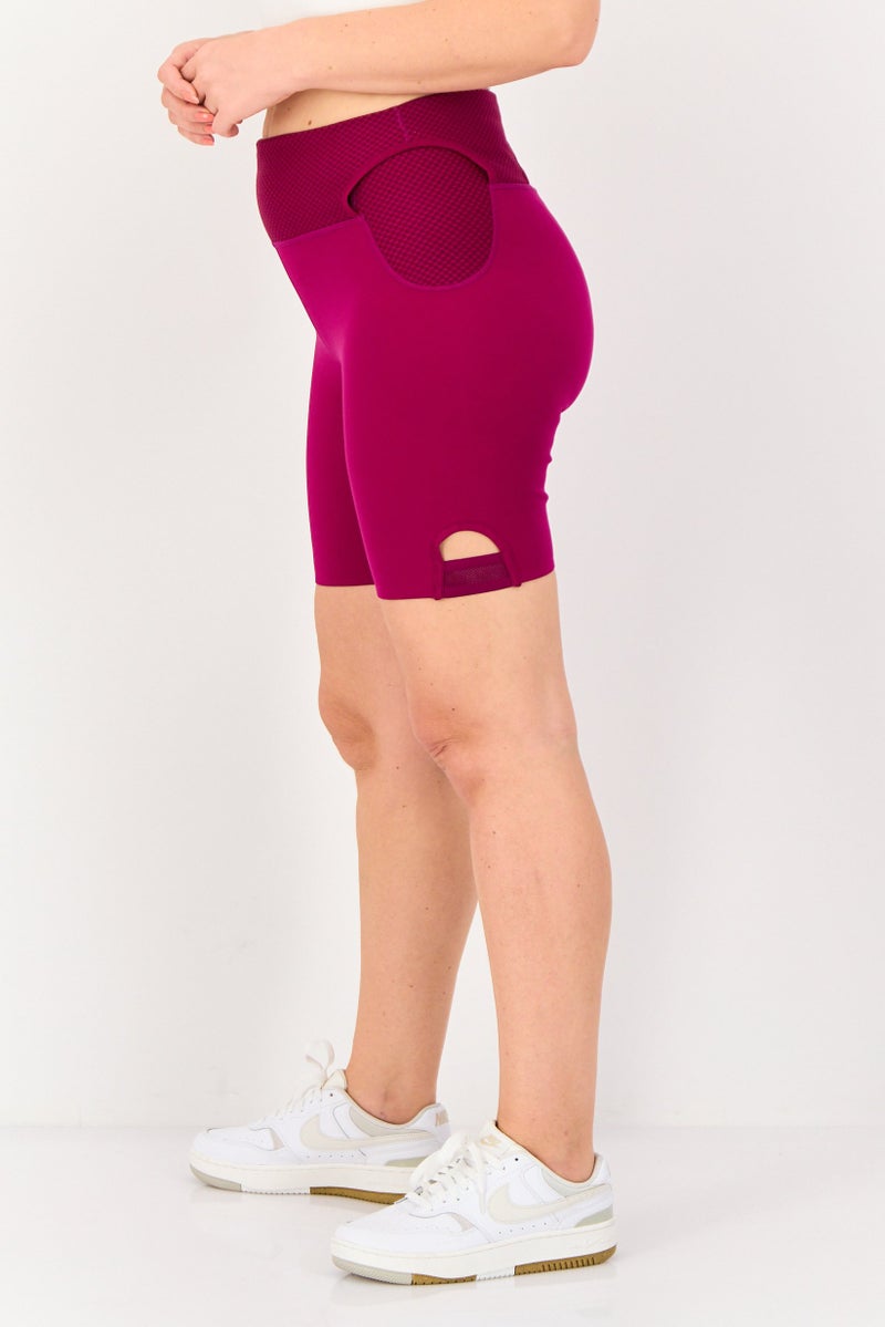 Nike شورتات تدريب ضيقة للنساء، برقوق - Image 3