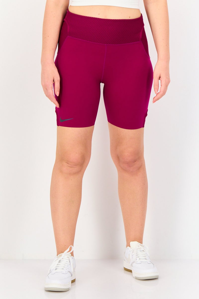 Nike شورتات تدريب ضيقة للنساء، برقوق - Image 1