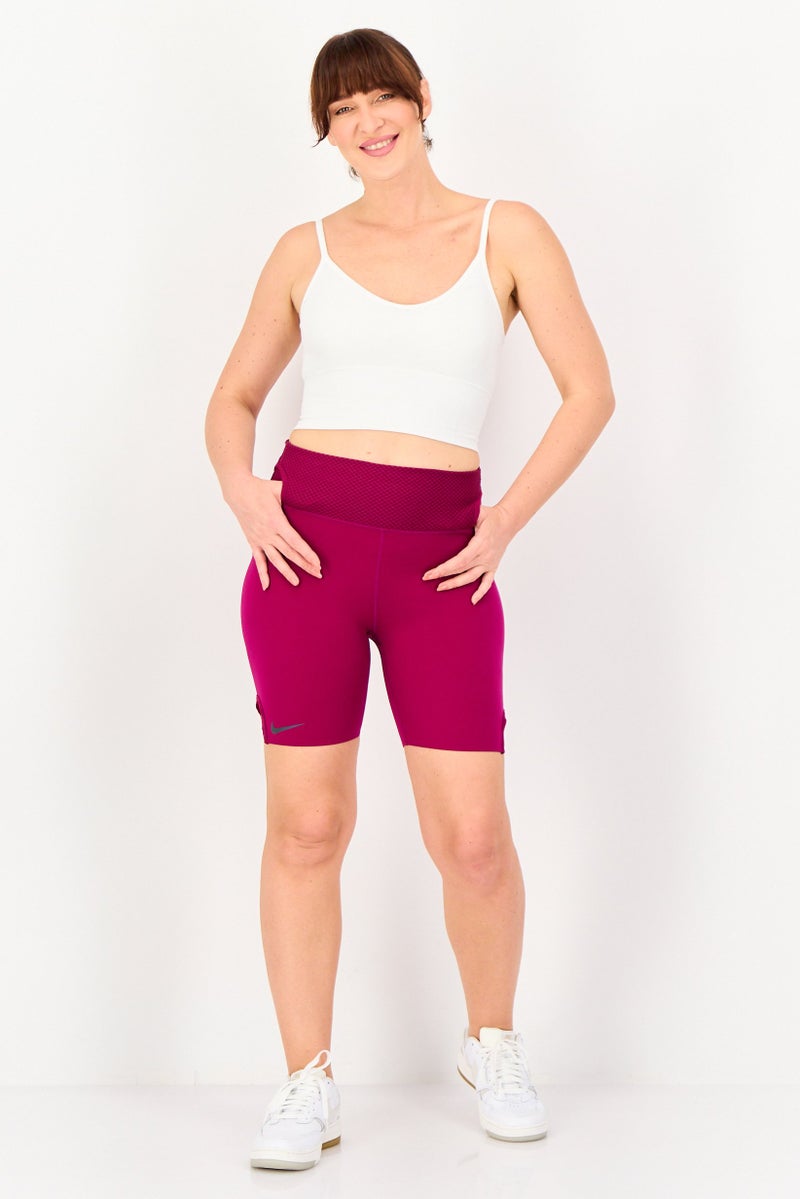 Nike شورتات تدريب ضيقة للنساء، برقوق - Image 2
