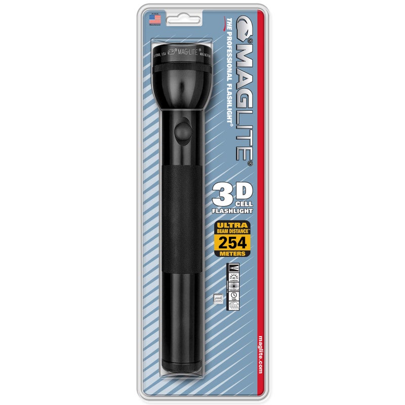 MAGLITE مصباح ماجلايت ثقيل-duty 3 خلايا D، أسود - Image 4