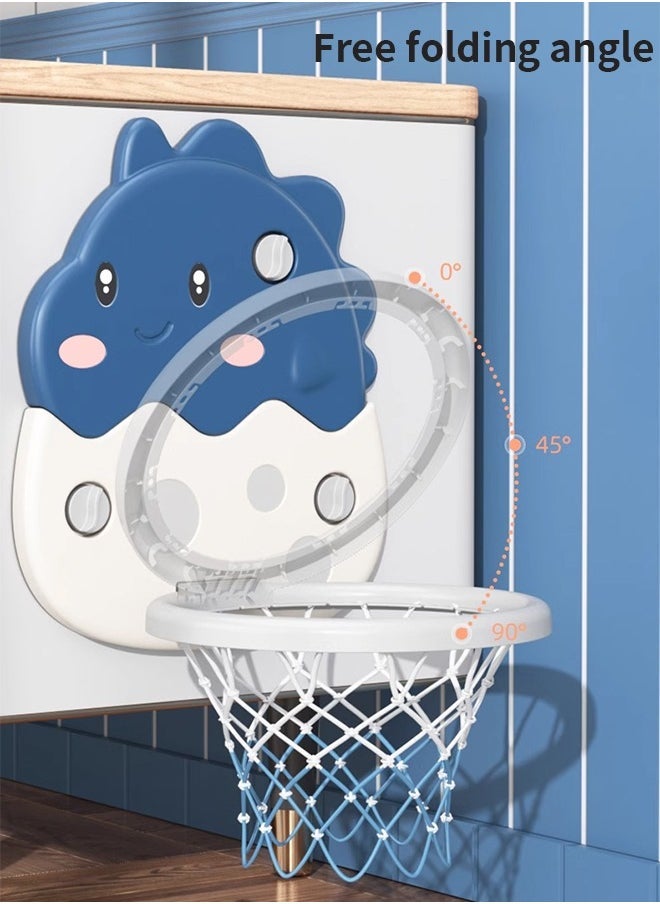 Hihonor Wall-Mounted Basketball Hoop,Mini Basketball Rim,Portable Design,Adjustable Height,Outdoor Indoor Available,Suitable for Gifts for Children  - Image 4