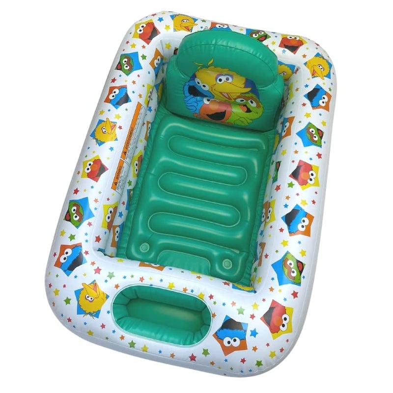 ginsey Sesame Street Sesame Squad Inflatable Tub Baby Bathtub