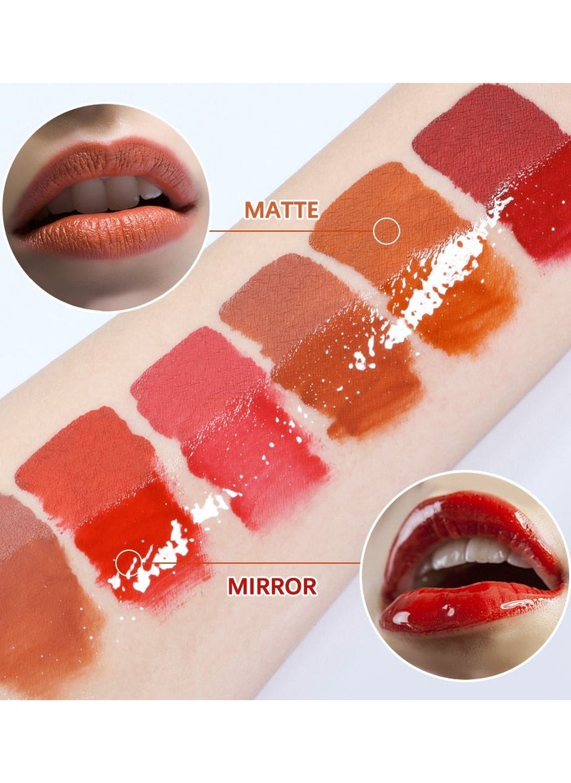 Double Effect Matte and Mirror Surface Lipgloss 128#