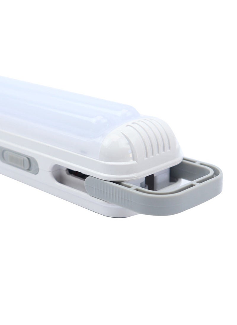 WEIDASI Rechargeable LED Emergency Light with AC/DC Charging, Dual Brightness Modes, Handle and Wall Mounting Option WD-802TD