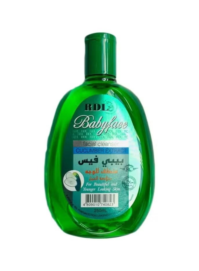 ار دي ال منظف الوجه بيبي فيس بخلاصة الخيار 250ملليلتر