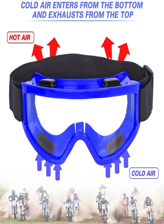 Strauss Offroad Motorcycle/Bike Goggle, (Blue) - Image 5