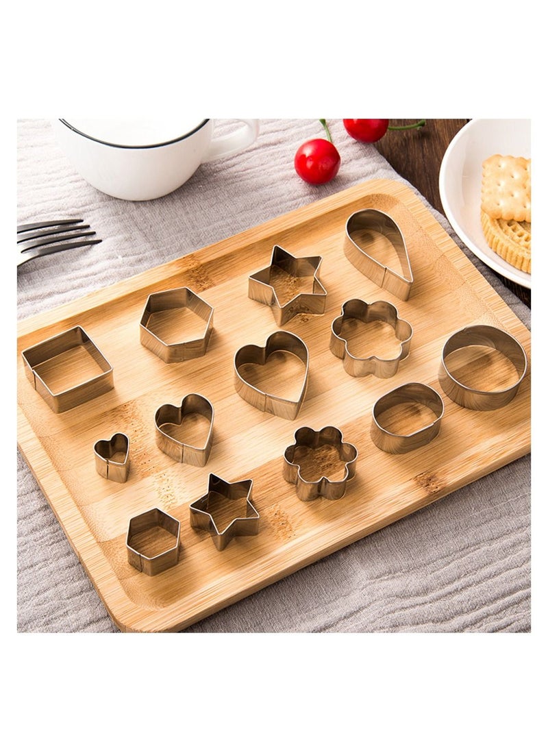 Deo King 30-piece Stainless Steel Fruit and Cookie Cutter with Box  - Image 5