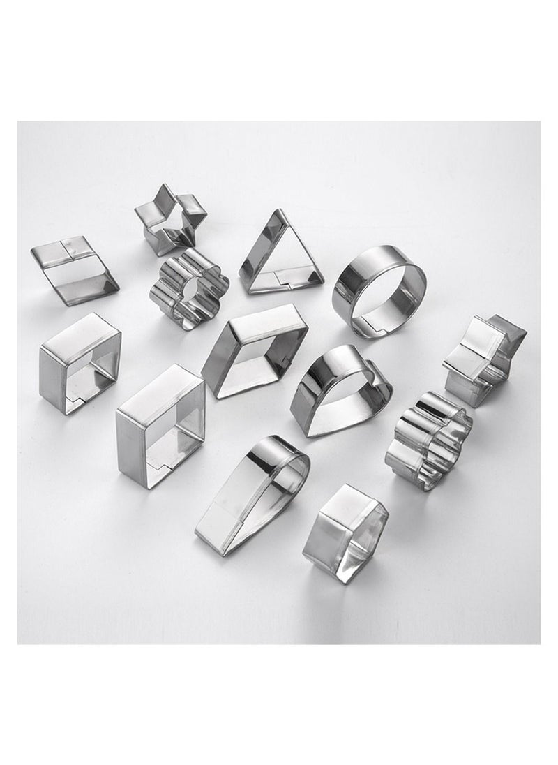 Deo King 30-piece Stainless Steel Fruit and Cookie Cutter with Box  - Image 2