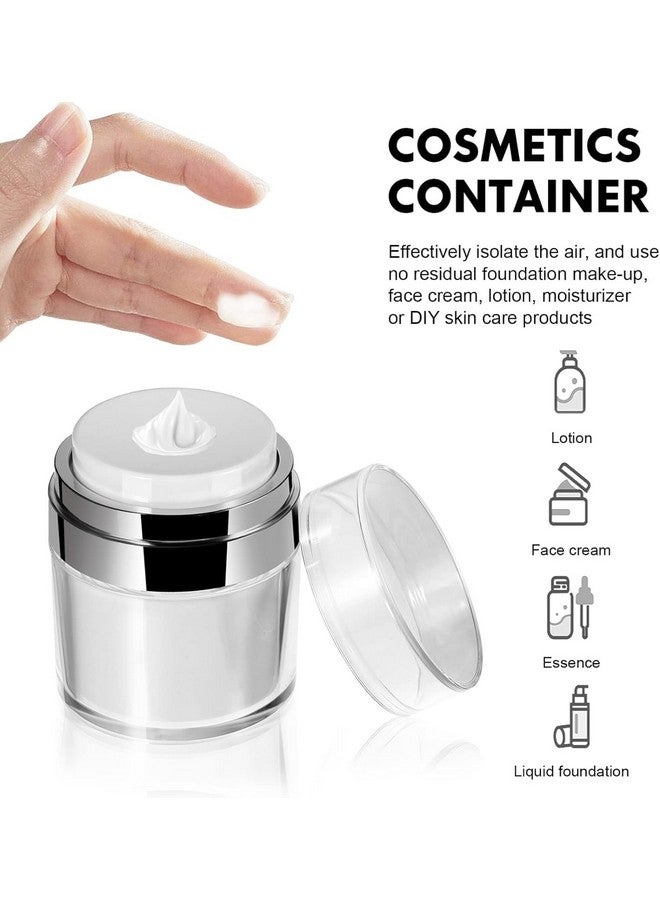 BONZELLA Bonzella Travel Cream Dispenser Bottle for Toiletries 1pcs-50ML,Leak-proof Refillable Airless Cosmetic Container with Pump for Thick Moisturizer Cream,Body Lotion,Skincare, Vacuum Bottle Dispenser - Image 2