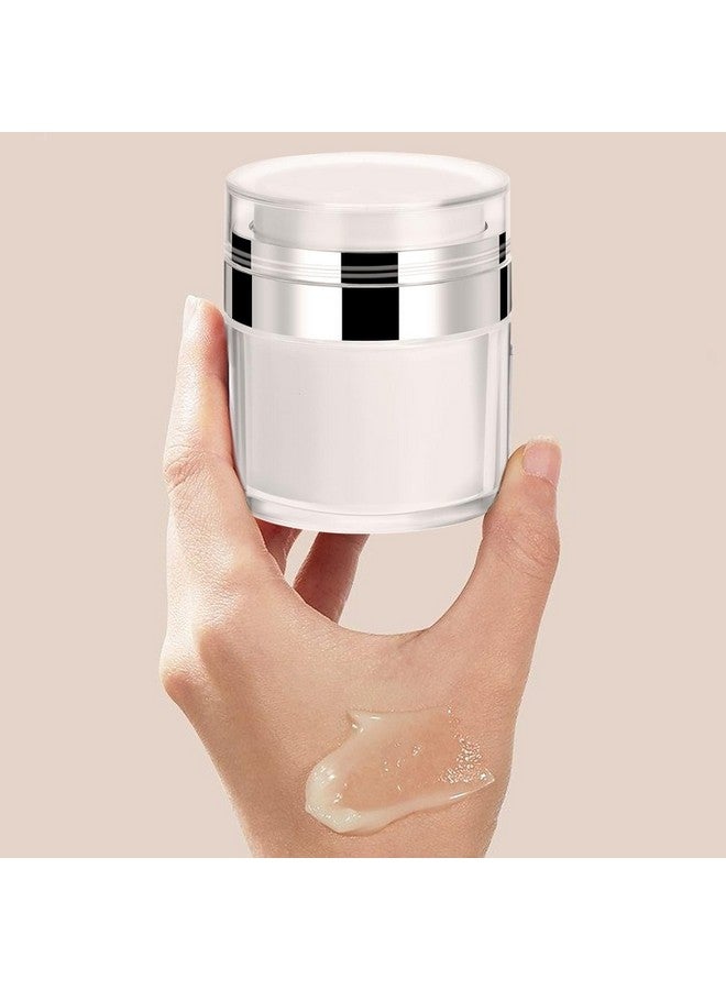 BONZELLA Bonzella Travel Cream Dispenser Bottle for Toiletries 1pcs-50ML,Leak-proof Refillable Airless Cosmetic Container with Pump for Thick Moisturizer Cream,Body Lotion,Skincare, Vacuum Bottle Dispenser - Image 5