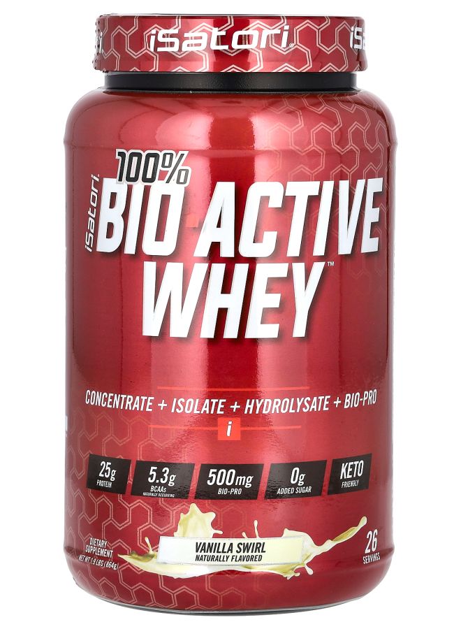 iSatori 100% Bio Active Whey Vanilla Swirl  1.9 lbs (864 g)