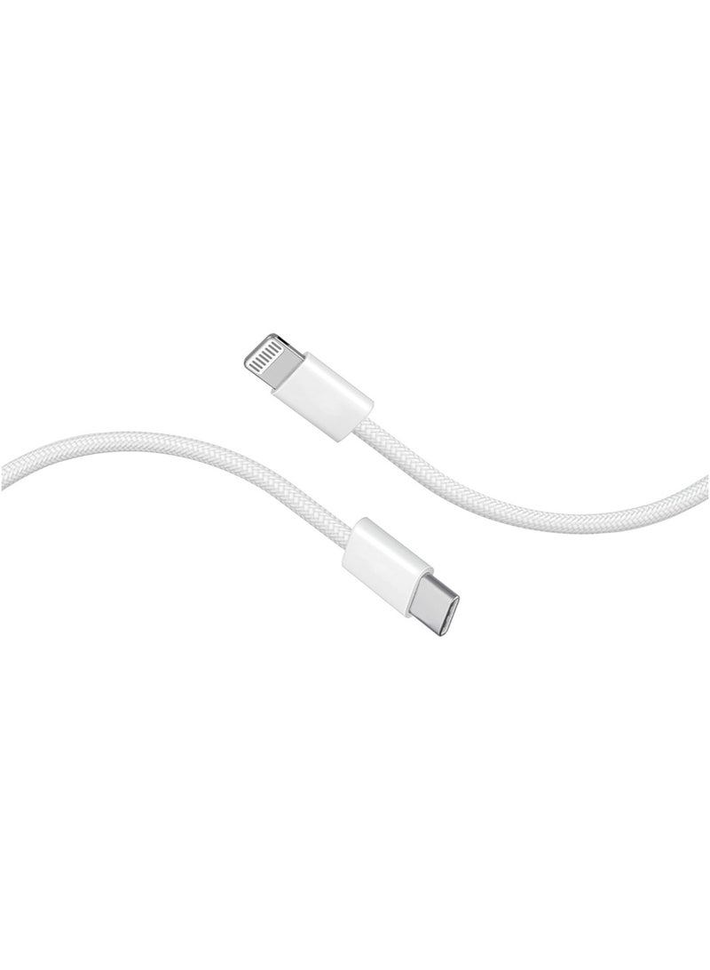 CAYGA USB-C to Lightning Cable for iPhone Charger Cable 1M , Ultra-Fast 27W Power Delivery, 480Mbps Data Sync, Super-Slim Connector, Anti-Tangle Nylon Braided Cord for Smartphones and Tablets - Image 3