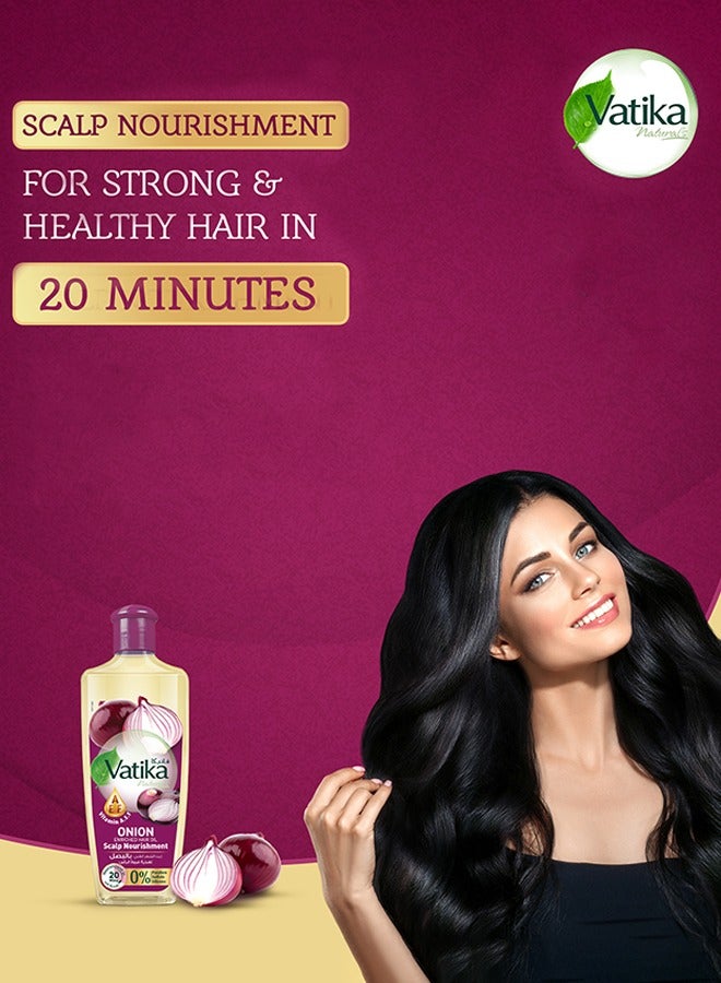 Vatika Naturals Onion Enriched Hair Oil 300Ml  - Image 5