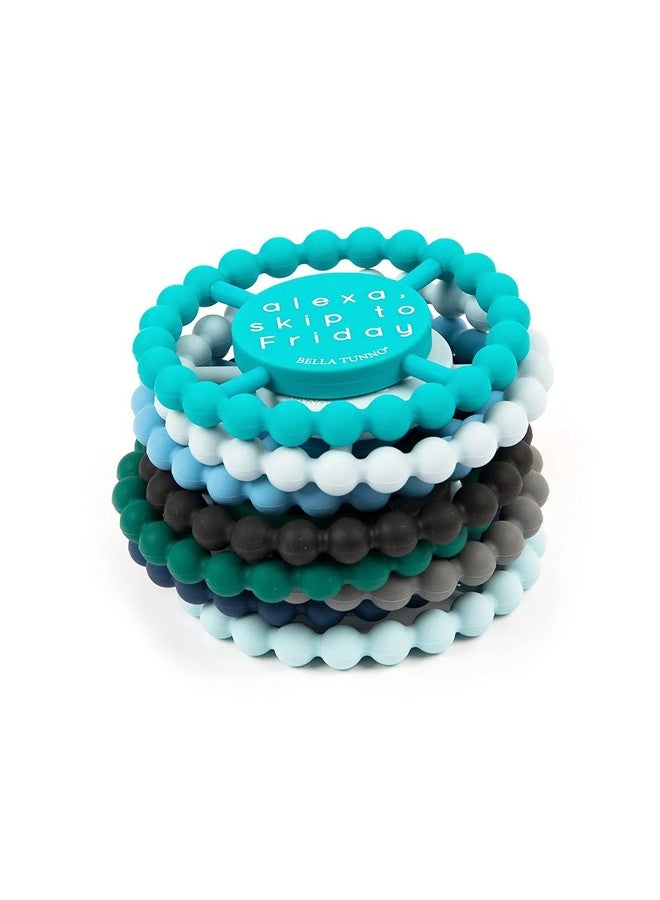 Bella Tunno Happy Teether For Boys - Soft & Easy Grip Baby Boy Teether Toy, Silicone Teether Ring To Help Soothe Gums, Non-Toxic And Bpa Free, Baby Bro - Image 4
