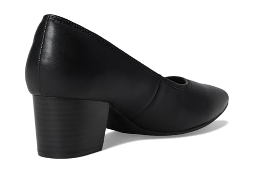 Clarks Women's Ellanie Hope Pump, Black Leather, 7.5 - Image 5