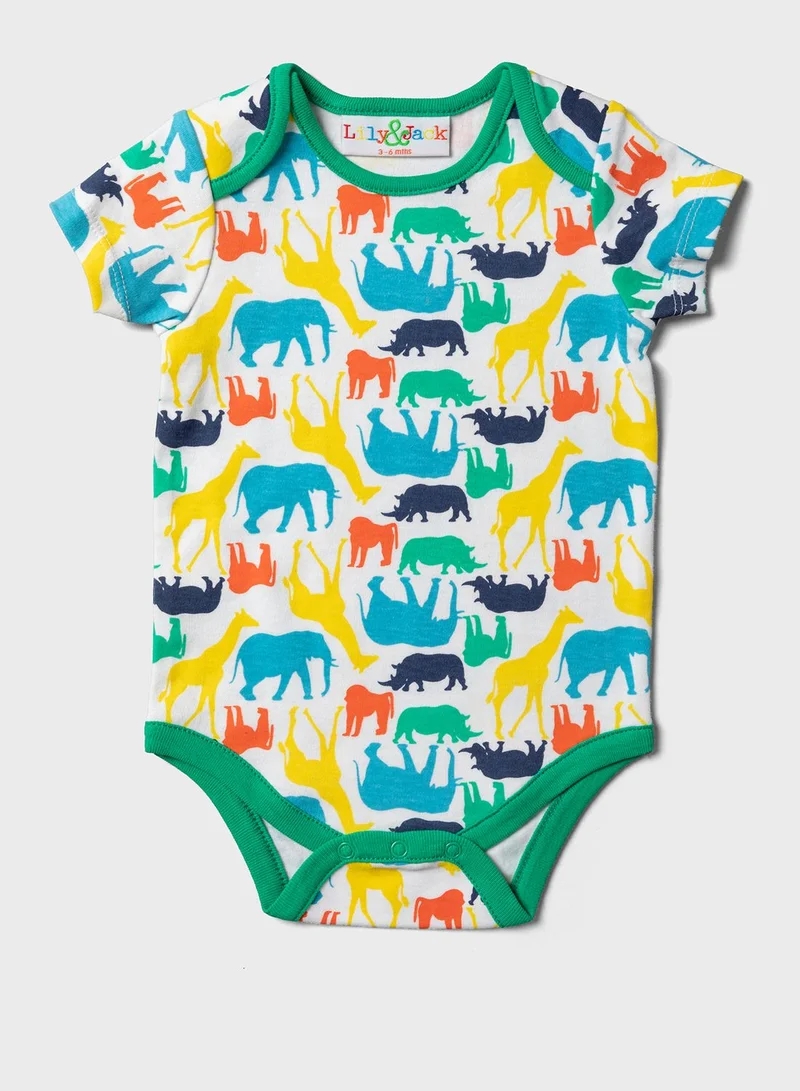 lily and jack Infant 3 Pack Striped Bodysuit