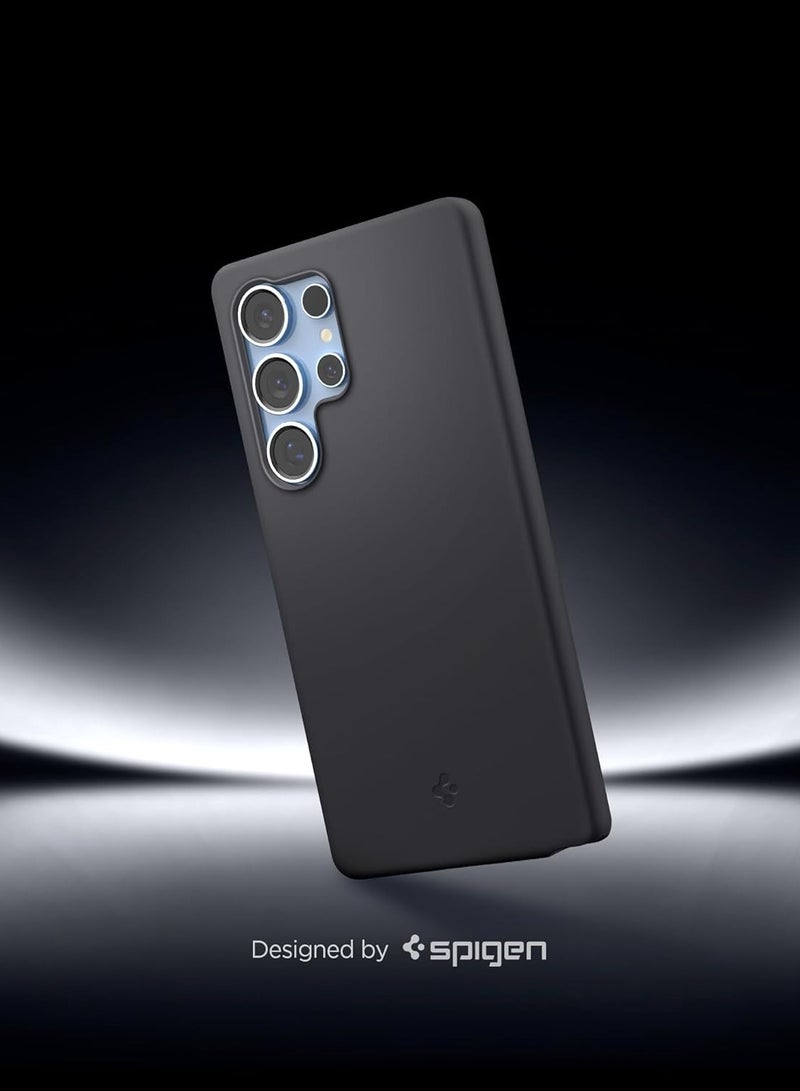 Spigen Silicone Fit MagFit for Samsung Galaxy S25 ULTRA Case Cover [Qi2 Certified / Magnet for Galaxy] (2025) - Black - Image 4