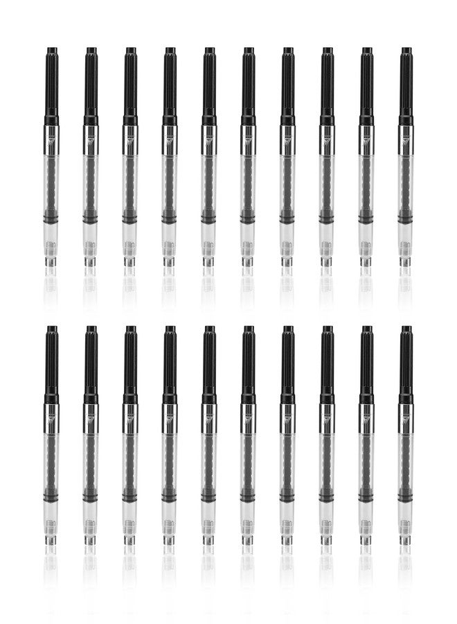 Bagentry 20 Pcs Refillable Universal Fountain Pen Ink Converter Screw-in Style, International Fountain Pen Ink Cartridge Converter, Standard Ink Converter Tool Fit for Most Pens (Caliber 2.6 mm) (20) - Image 1
