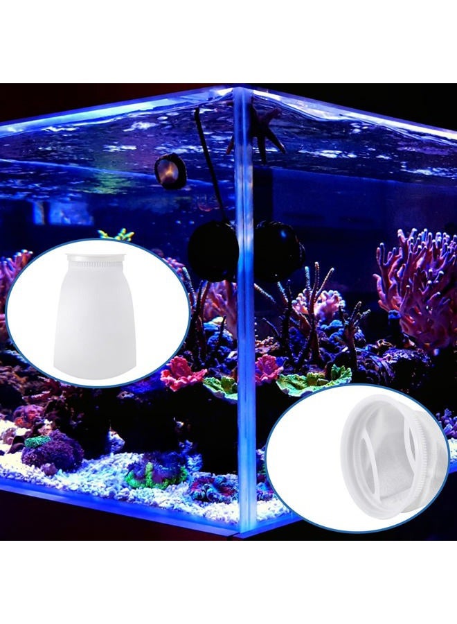 Jecery 8 Pcs 7 Inch Ring Filter Socks 200 μm Aquarium Filter Bags Fish Tank Filter Aquarium Filter Sock for Fish Tank Freshwater Saltwater Aquariums, 7 Inch Ring Diameter by 16 Inch Long - Image 4