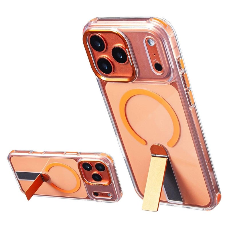 MagSafe Case, Cover for iPhone 15 / 15 Plus / 15 Pro / 15 Pro Max, Strong Magnetic, Orange - Veloris - Image 1