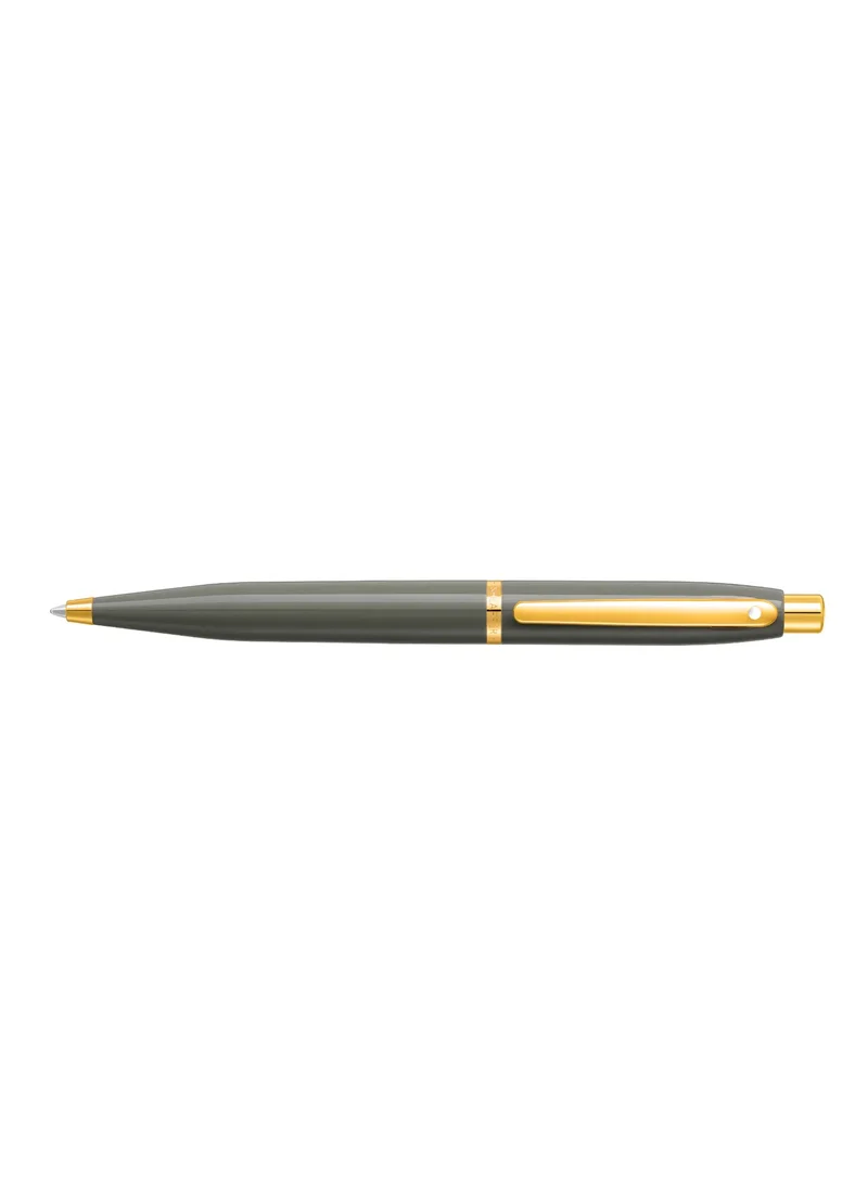 Sheaffer Sheaffer® VFM 9427 Glossy Light Gray Ballpoint Pen With PVD Gold-Tone Trim